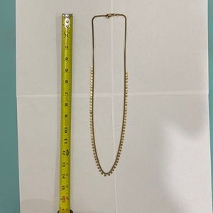 Long gold Madewell necklace